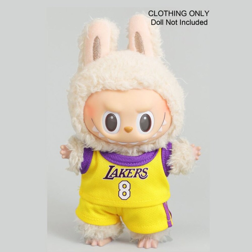 LABUBU - LAKERS 8 JERSEY OUTFIT
